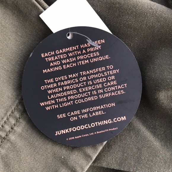 Junk Food X The Beatles Peace Love Utility Jacket - Picture 7 of 7